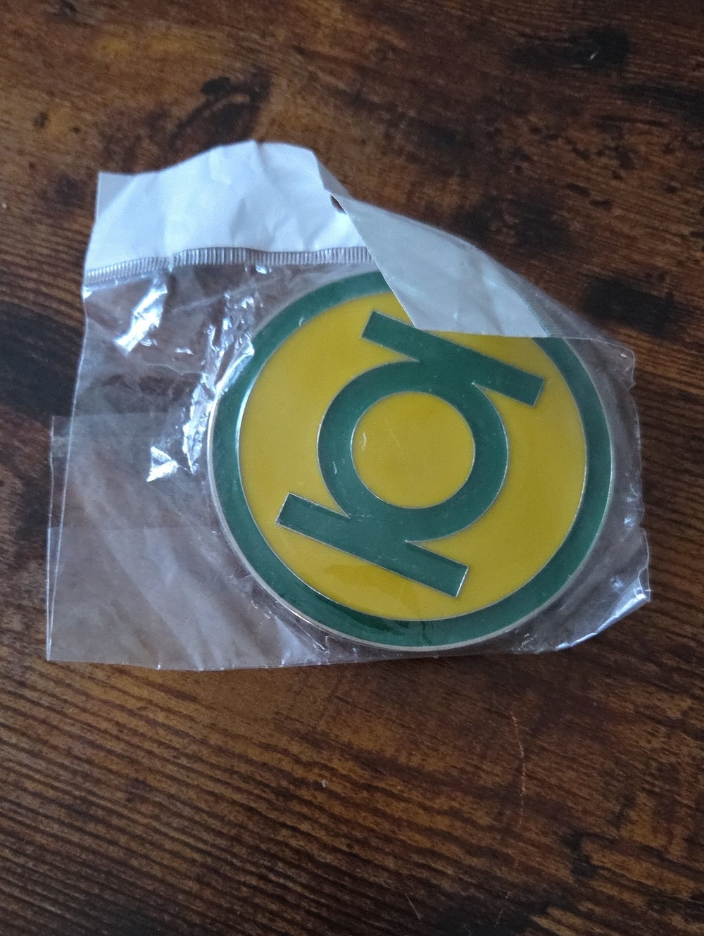 Vintage Green Lantern Logo DC Comics Novelty Collector Belt Buckle